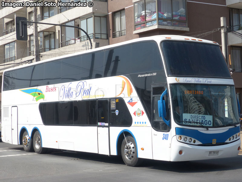 Busscar Panorâmico DD / Scania K-420 / Salón Villa Prat