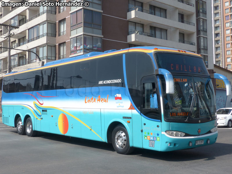 Marcopolo Paradiso G6 1200 / Mercedes Benz O-500RSD-2036 / Lista Azul