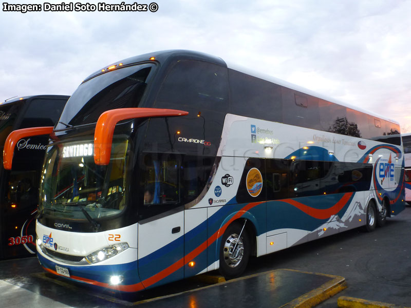 Comil Campione DD / Scania K-410B / EME Bus