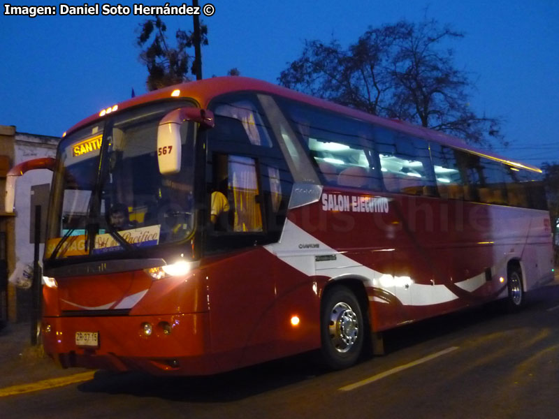 Comil Campione 3.45 / Mercedes Benz OH-1628L / Sol del Pacífico