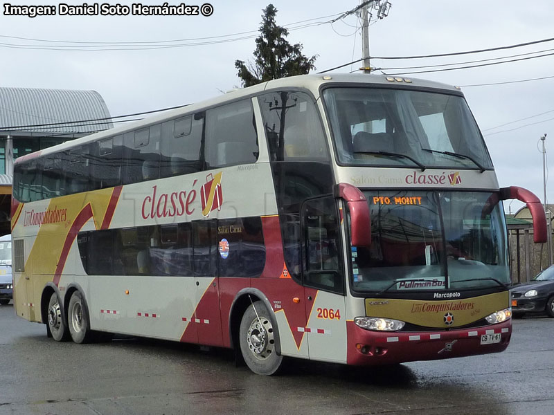 Marcopolo Paradiso G6 1800DD / Volvo B-12R / Los Conquistadores del Sur (Auxiliar Pullman Bus)