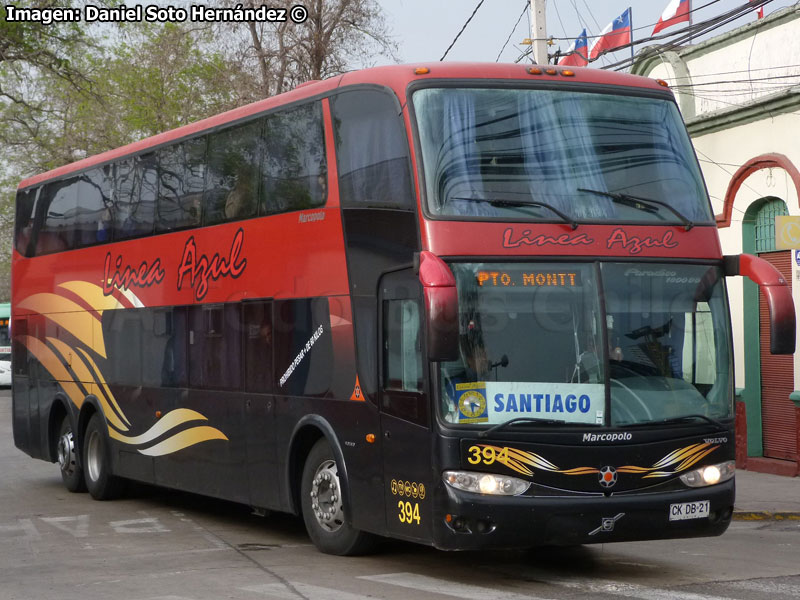 Marcopolo Paradiso G6 1800DD / Volvo B-12R / Línea Azul