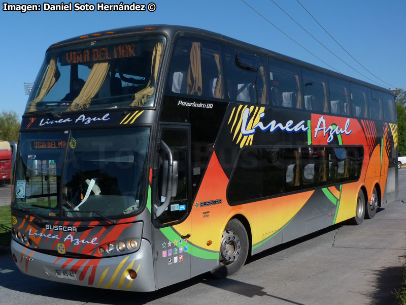 Busscar Panorâmico DD / Volvo B-12R / Línea Azul