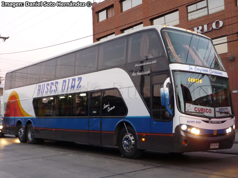 Busscar Panorâmico DD / Mercedes Benz O-500RSD-2036 / Buses Díaz