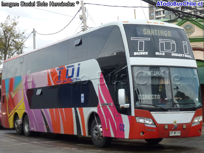 Busscar Panorâmico DD / Volvo B-12R / Buses Díaz