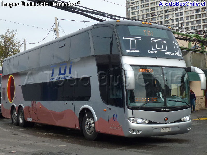 Marcopolo Paradiso G6 1800DD / Scania K-420B / Buses Díaz