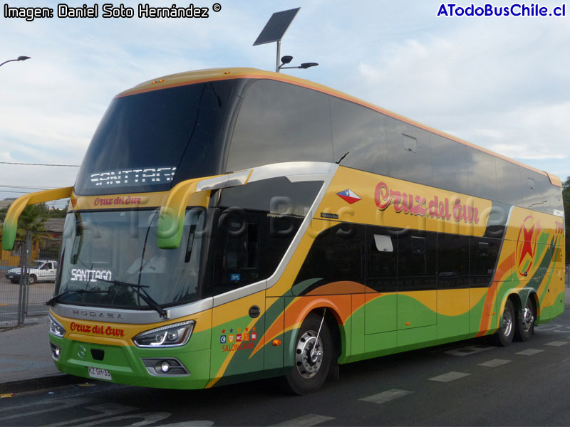 Modasa Zeus 4 / Mercedes Benz O-500RSD-2441 BlueTec5 / Cruz del Sur