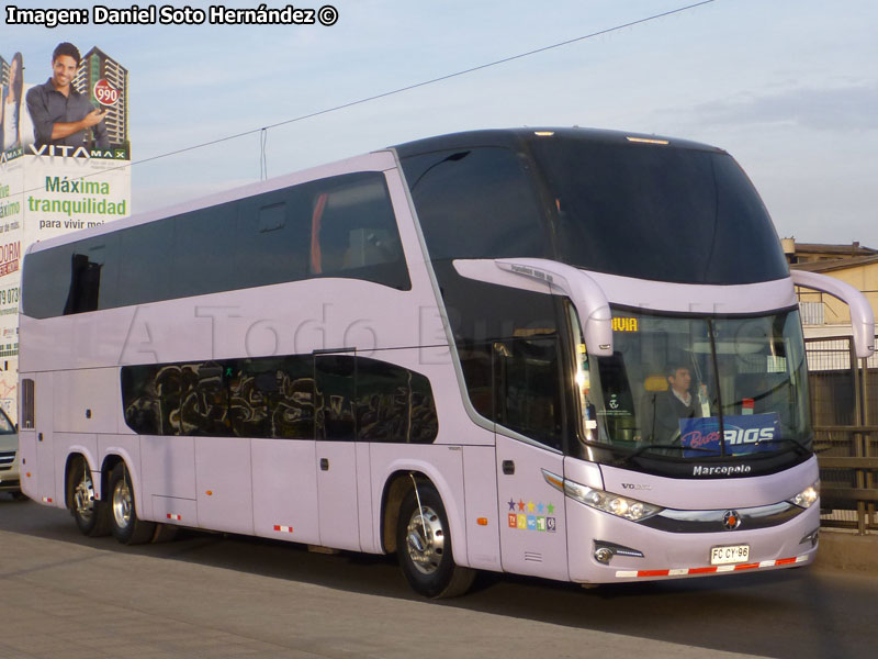 Marcopolo Paradiso G7 1800DD / Volvo B-12R / Transportes Celis (Auxiliar Buses Ríos)