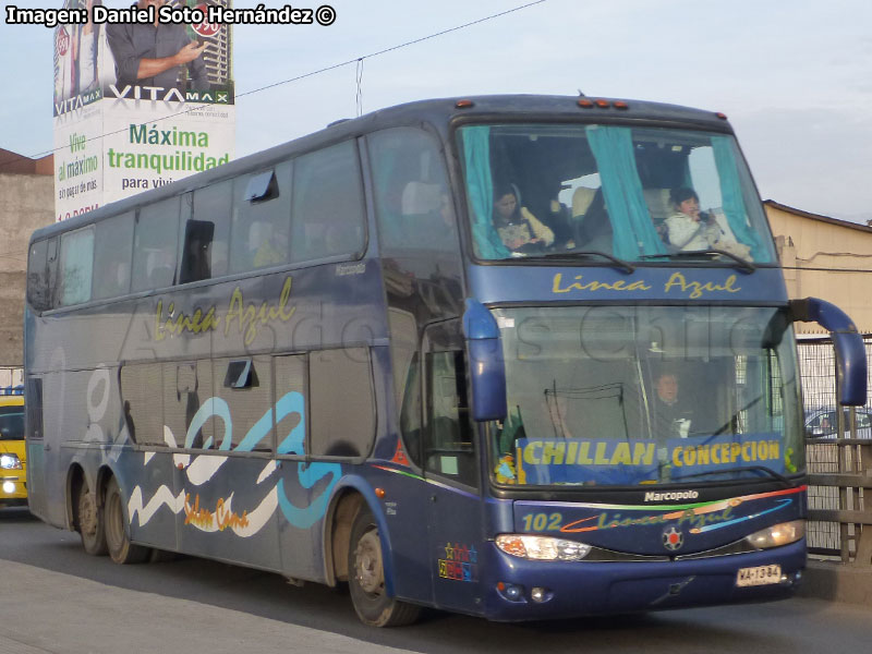 Marcopolo Paradiso G6 1800DD / Volvo B-12R / Línea Azul