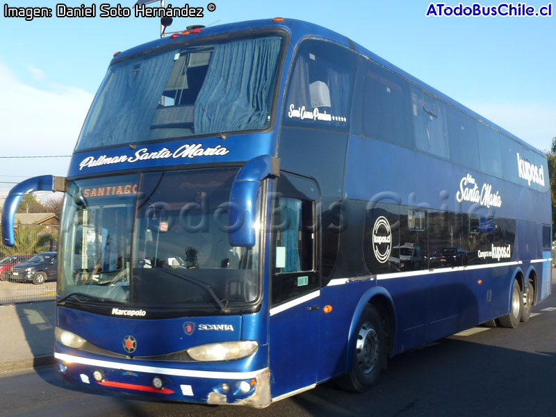 Marcopolo Paradiso G6 1800DD / Scania K-420B / Pullman Santa María