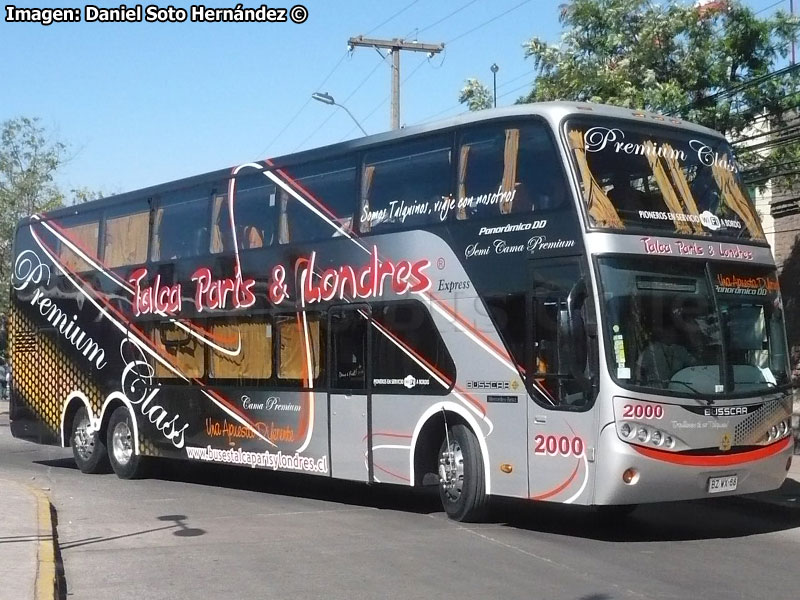 Busscar Panorâmico DD / Mercedes Benz O-500RSD-2436 / Talca París & Londres