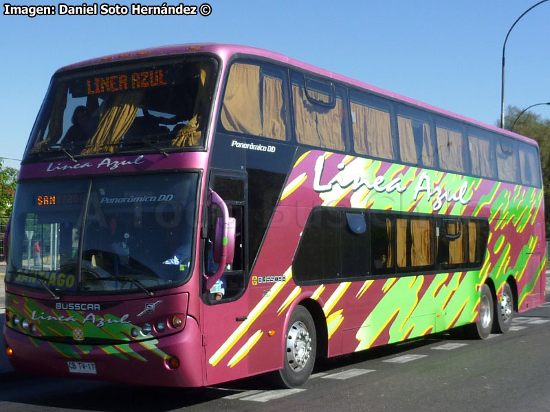 Busscar Panorâmico DD / Volvo B-12R / Línea Azul