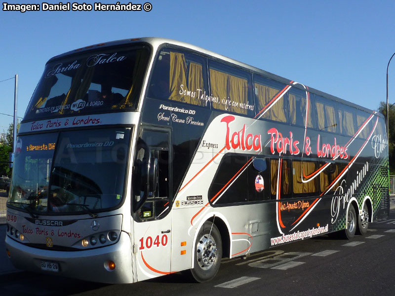 Busscar Panorâmico DD / Mercedes Benz O-500RSD-2036 / Talca París & Londres