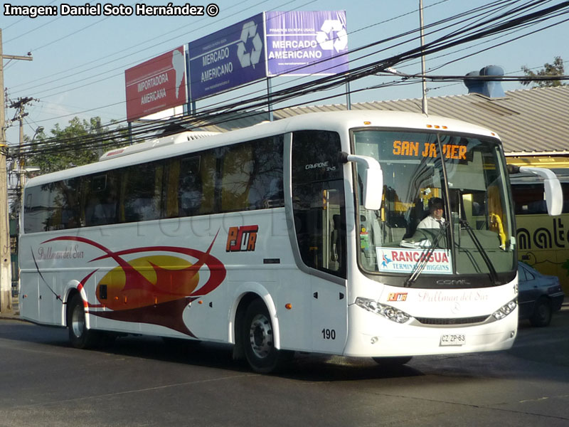 Comil Campione 3.45 / Mercedes Benz O-500RS-1836 / Pullman del Sur