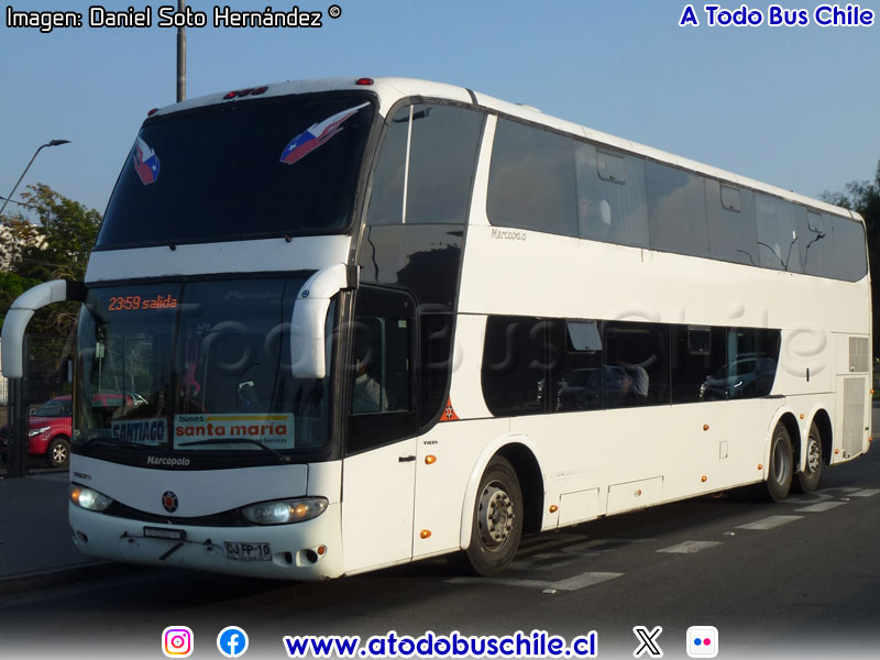 Marcopolo Paradiso G6 1800DD / Volvo B-12R / Pullman Santa María