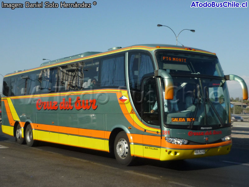 Marcopolo Paradiso G6 1200 / Volvo B-12R / Cruz del Sur