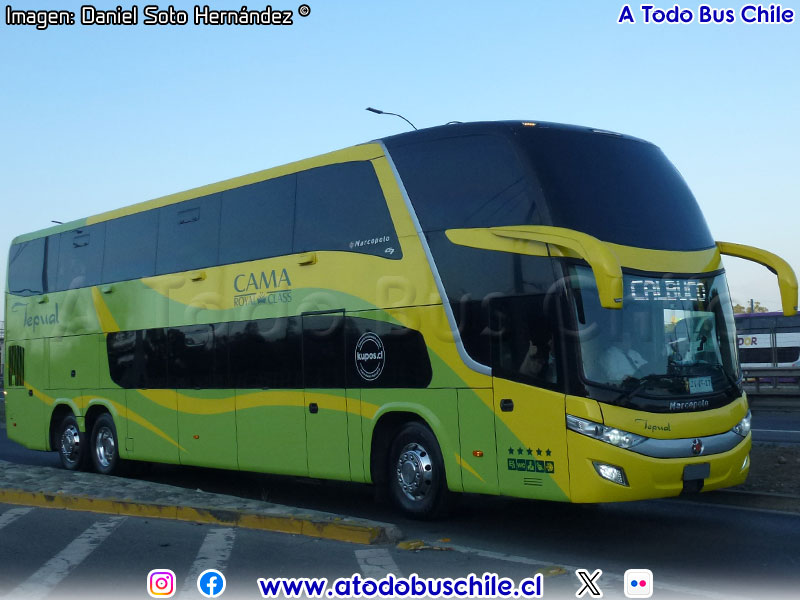 Marcopolo Paradiso G7 1800DD / Scania K-400B eev5 / Buses Tepual