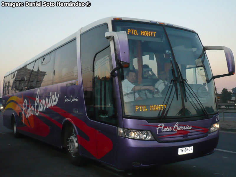 Busscar Vissta Buss LO / Scania K-340 / Flota Barrios (Auxiliar Cóndor Bus)