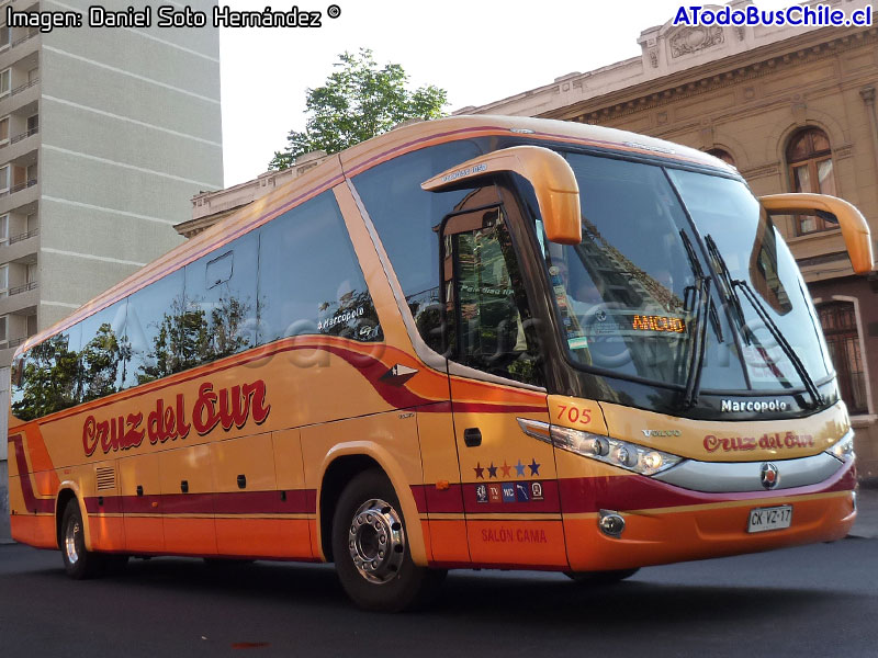 Marcopolo Paradiso G7 1050  / Volvo B-9R / Cruz del Sur