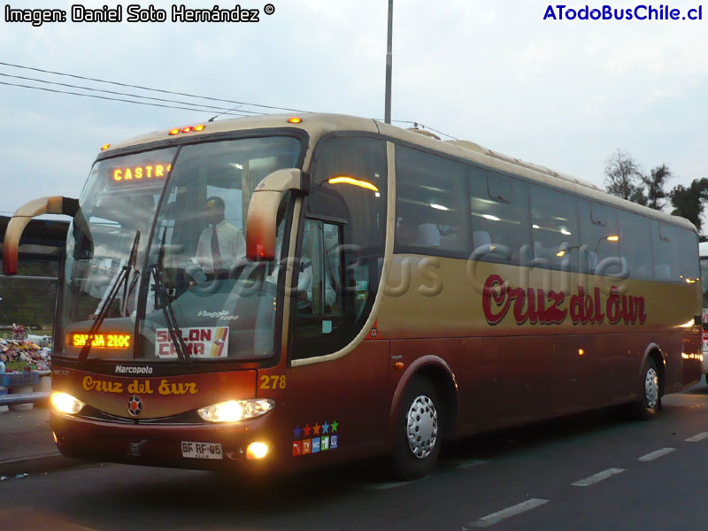 Marcopolo Viaggio G6 1050 / Volvo B-9R / Cruz del Sur