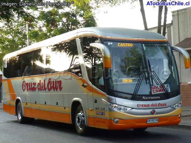 Marcopolo Paradiso G7 1050 / Volvo B-9R / Cruz del Sur