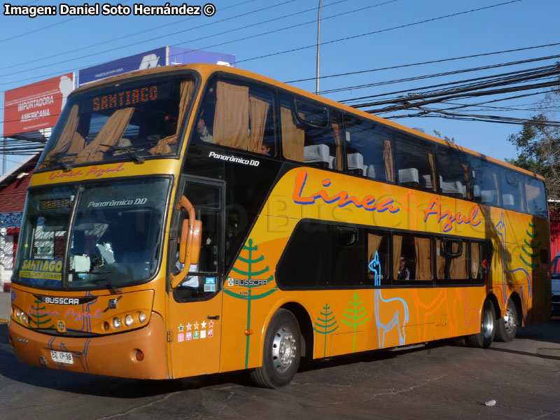 Busscar Panorâmico DD / Volvo B-12R / Línea Azul