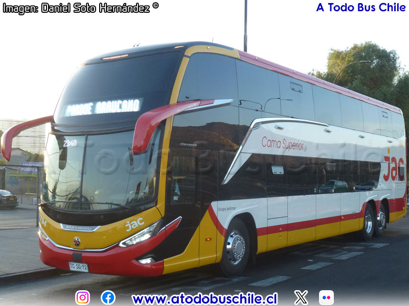 Marcopolo Paradiso G8 1800DD / Scania K-410CB eev5 / Buses JAC