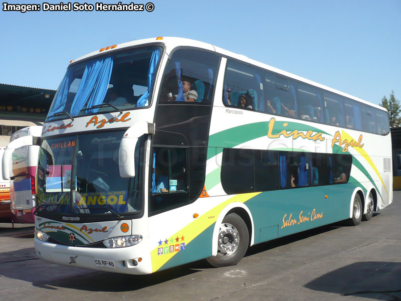 Marcopolo Paradiso G6 1800DD / Volvo B-12R / Línea Azul