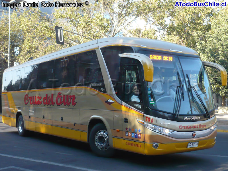 Marcopolo Paradiso G7 1050 / Volvo B-9R / Cruz del Sur