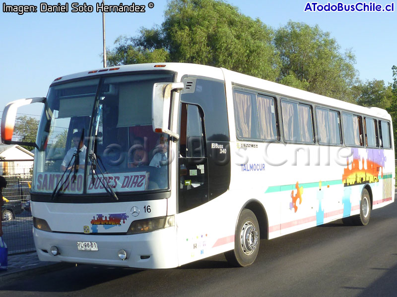 Busscar El Buss 340 / Mercedes Benz OH-1628L / Buses TALMOCUR (Auxiliar Buses Díaz)