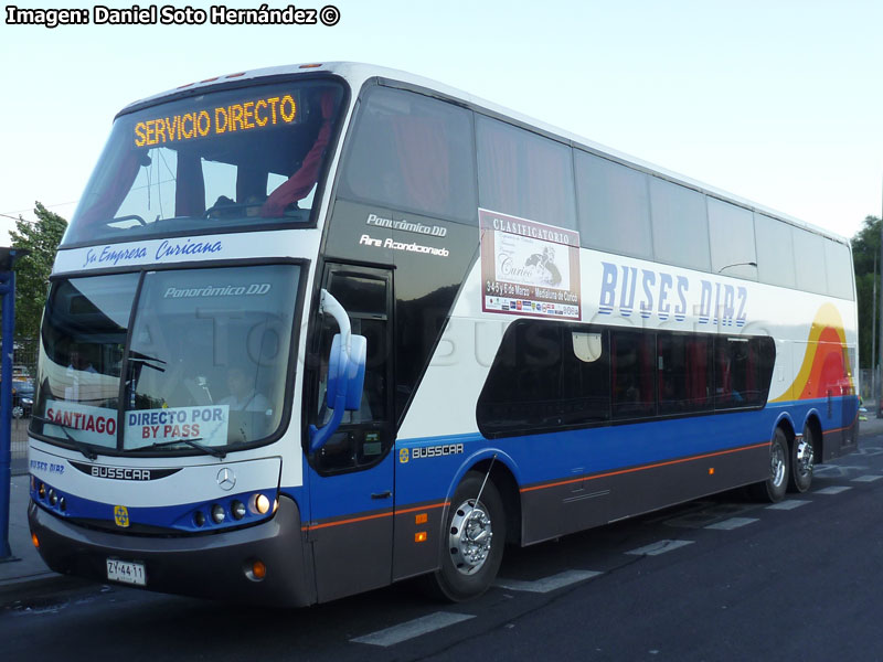 Busscar Panorâmico DD / Mercedes Benz O-500RSD-2036 / Buses Díaz