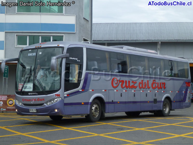 Comil Campione 3.45 / Mercedes Benz O-500RS-1836 / Cruz del Sur