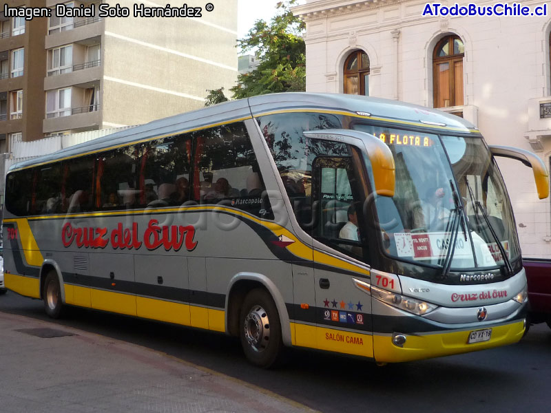 Marcopolo Paradiso G7 1050 / Volvo B-9R / Cruz del Sur