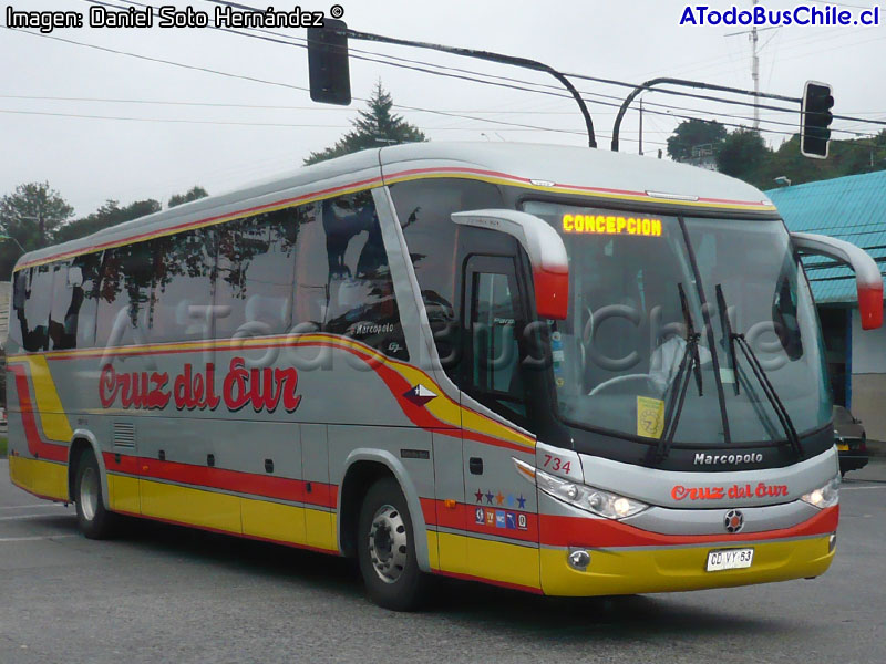 Marcopolo Paradiso G7 1050 / Mercedes Benz O-500RS-1836 / Cruz del Sur