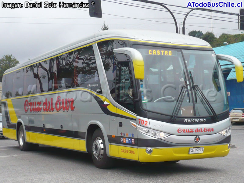 Marcopolo Paradiso G7 1050 / Volvo B-9R / Cruz del Sur