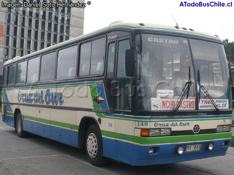 Marcopolo Viaggio GV 1000 / Mercedes Benz O-400RSE / Cruz del Sur (Auxiliar TransChiloé)