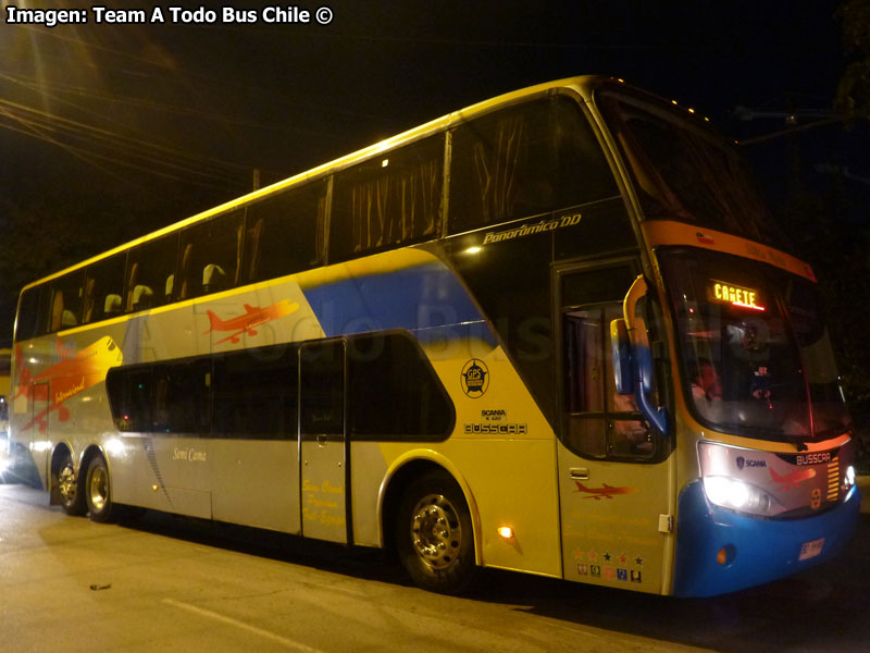 Busscar Panorâmico DD / Scania K-420 / Pullman Santa María