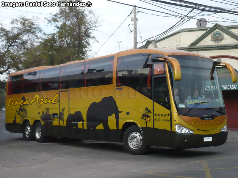 Irizar Century III 3.90 / Mercedes Benz O-500RSD-2442 / Línea Azul