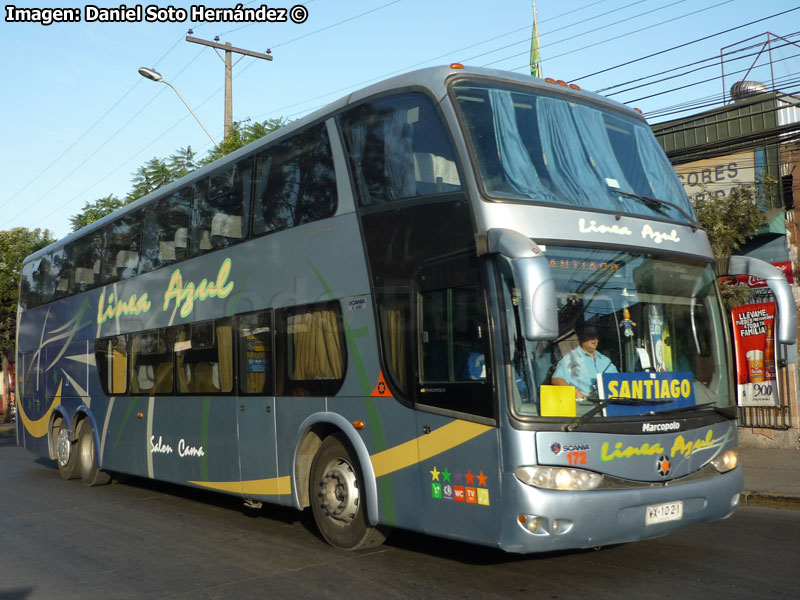 Marcopolo Paradiso G6 1800DD / Scania K-420 / Línea Azul