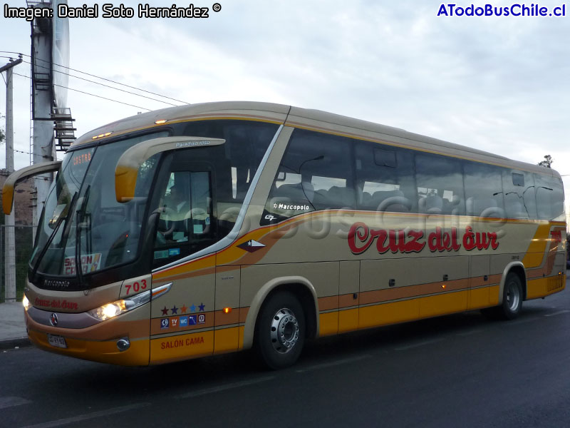 Marcopolo Paradiso G7 1050 / Volvo B-9R / Cruz Del Sur