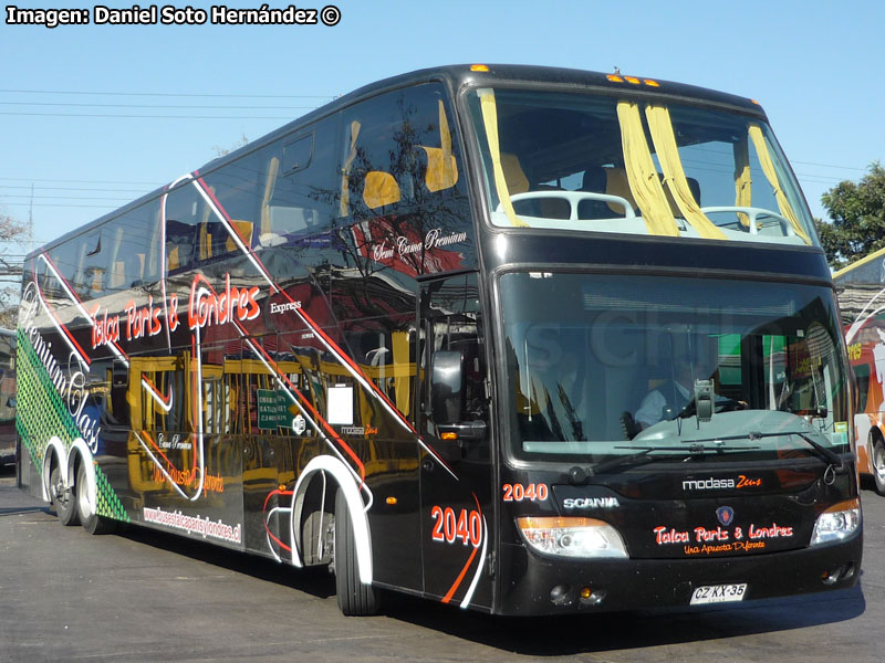 Modasa Zeus II / Scania K-420B / Talca París & Londres