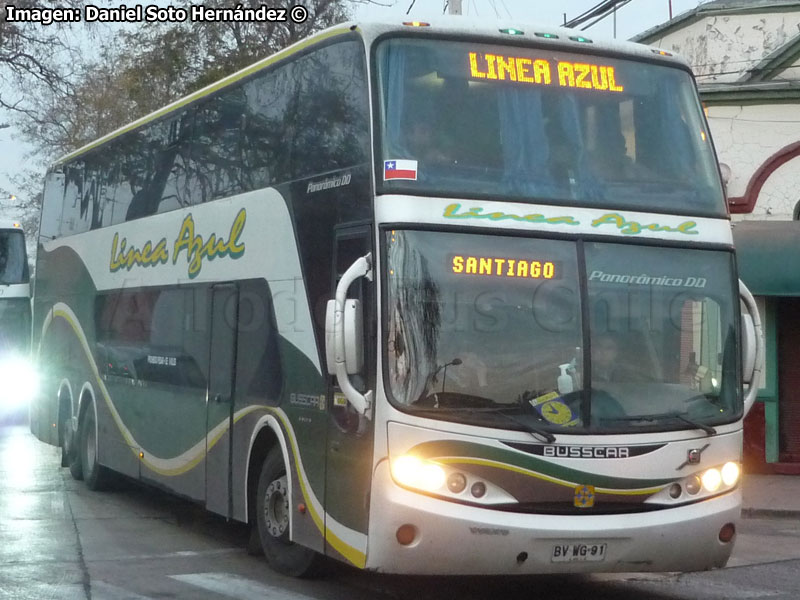 Busscar Panorâmico DD / Volvo B-12R / Línea Azul