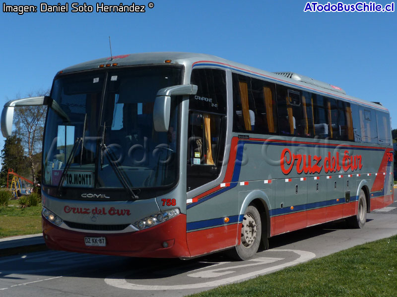 Comil Campione 3.45 / Mercedes Benz O-500RS-1836 / Cruz del Sur