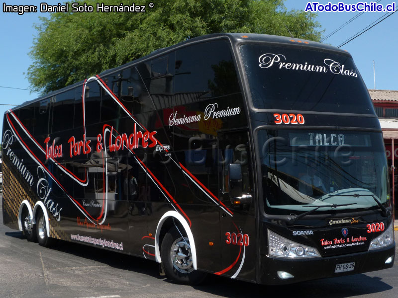 Modasa Zeus II / Scania K-410B / Talca París & Londres