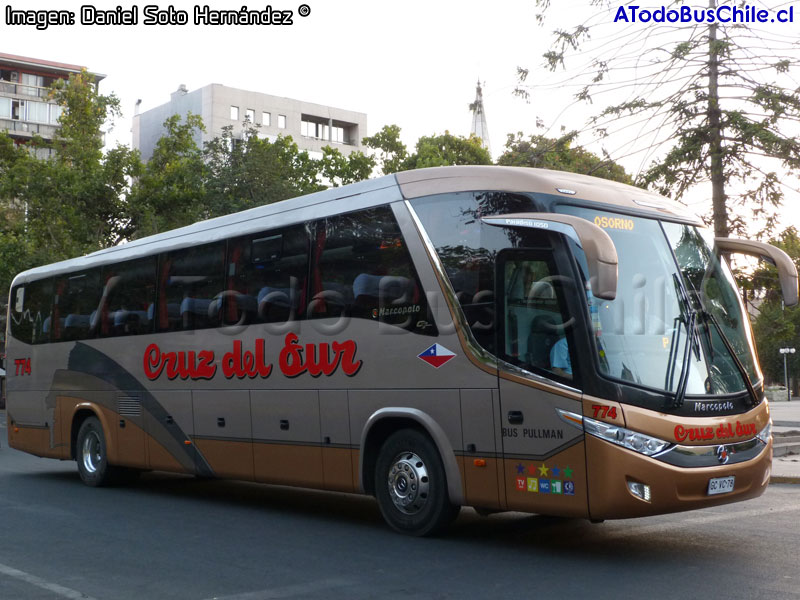 Marcopolo Paradiso G7 1050 / Mercedes Benz OC-500RF-1843 BlueTec5 / Cruz del Sur