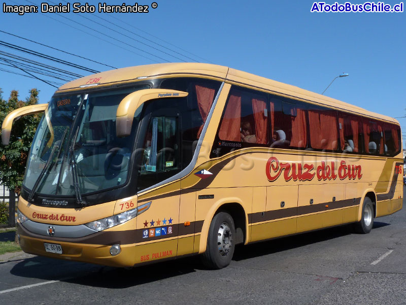 Marcopolo Paradiso G7 1050 / Mercedes Benz O-500RS-1836 / Cruz del Sur