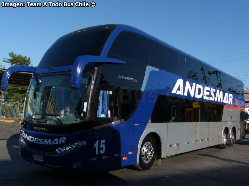 Comil Campione DD / Volvo B-420R Euro5 / Andesmar Chile