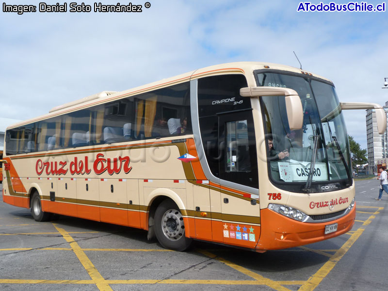 Comil Campione 3.45 / Mercedes Benz O-500RS-1836 / Cruz del Sur