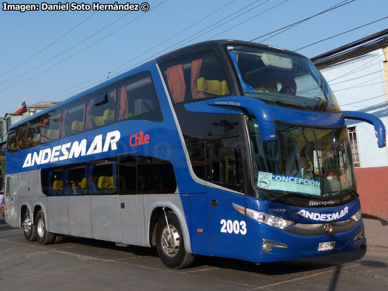 Marcopolo Paradiso G7 1800DD / Volvo B-12R / Transportes Celis (Auxiliar Andesmar Chile)