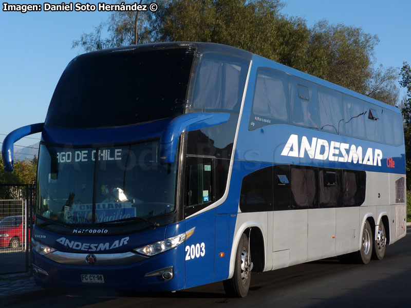 Marcopolo Paradiso G7 1800DD / Volvo B-12R / Transportes Celis (Auxiliar Sol del Pacífico)